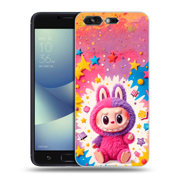 Силиконовый чехол на ASUS ZenFone 4 Pro с принтом Labubu Лабубу Силиконовый чехол на ASUS ZenFone 4 Pro с принтом Labubu Лабубу