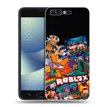 Силиконовый чехол на ASUS ZenFone 4 Pro с принтом Roblox Роблокс Силиконовый чехол на ASUS ZenFone 4 Pro с принтом Roblox Роблокс