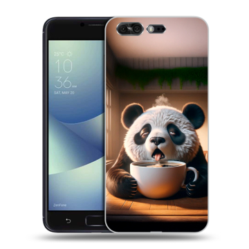 Силиконовый чехол на ASUS ZenFone 4 Pro с принтом смешная панда