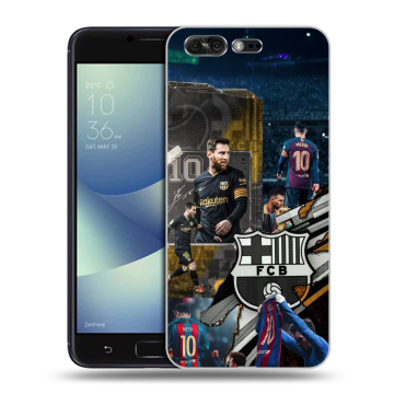 Силиконовый чехол на ASUS ZenFone 4 Pro с принтом Messi Barcelona Силиконовый чехол на ASUS ZenFone 4 Pro с принтом Messi Barcelona