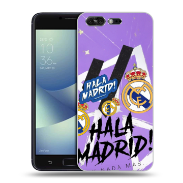 Силиконовый чехол на ASUS ZenFone 4 Pro с принтом Real Madrid Реал Мадрид Силиконовый чехол на ASUS ZenFone 4 Pro с принтом Real Madrid Реал Мадрид