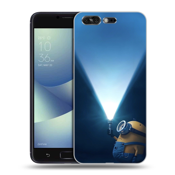 Силиконовый чехол на ASUS ZenFone 4 Pro с принтом Миньоны Силиконовый чехол на ASUS ZenFone 4 Pro с принтом Миньоны