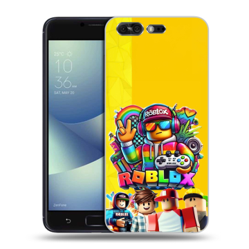 Силиконовый чехол на ASUS ZenFone 4 Pro с принтом Roblox Роблокс Силиконовый чехол на ASUS ZenFone 4 Pro с принтом Roblox Роблокс