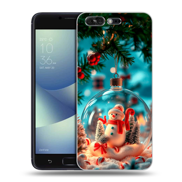 Силиконовый чехол на ASUS ZenFone 4 Pro с принтом Новый год