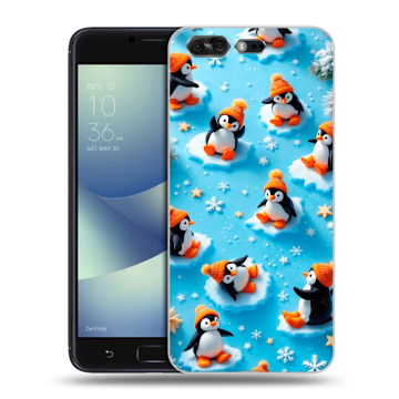 Силиконовый чехол на ASUS ZenFone 4 Pro с принтом Новый год