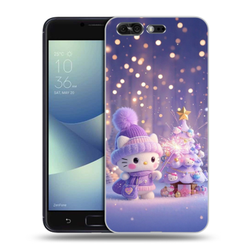 Силиконовый чехол на ASUS ZenFone 4 Pro с принтом Новый год