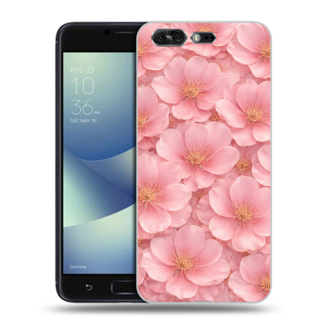 Силиконовый чехол на ASUS ZenFone 4 Pro с принтом женский