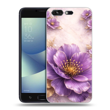 Силиконовый чехол на ASUS ZenFone 4 Pro с принтом женский