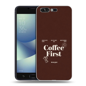Силиконовый чехол на ASUS ZenFone 4 Pro с принтом женский