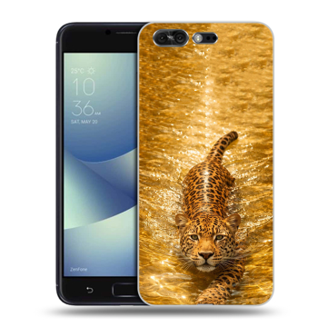 Силиконовый чехол на ASUS ZenFone 4 Pro с принтом женский