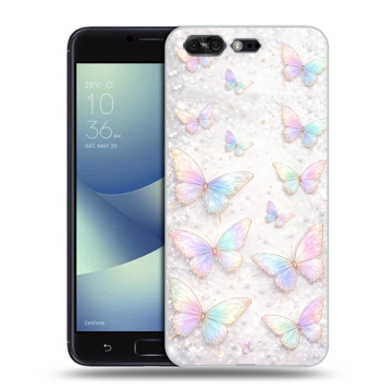Силиконовый чехол на ASUS ZenFone 4 Pro с принтом женский