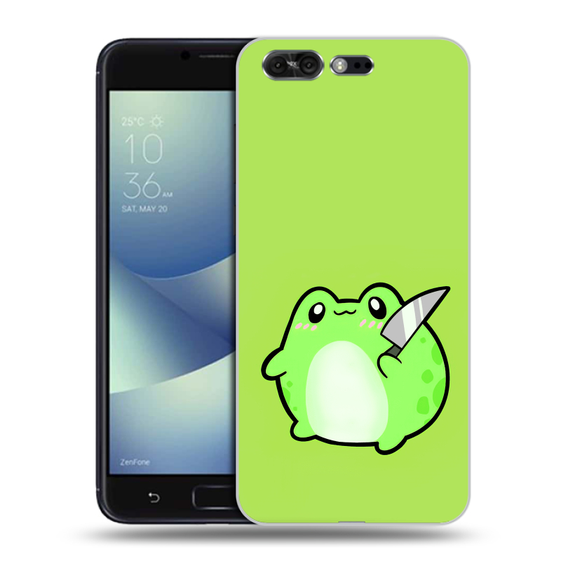 Пластиковый чехол на ASUS ZenFone 4 Pro с принтом Лягушенок Пластиковый чехол на ASUS ZenFone 4 Pro с принтом Лягушенок