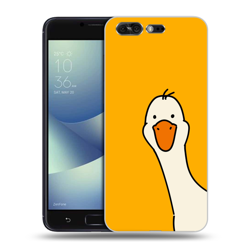 Силиконовый чехол на ASUS ZenFone 4 Pro с принтом Утка Силиконовый чехол на ASUS ZenFone 4 Pro с принтом Утка