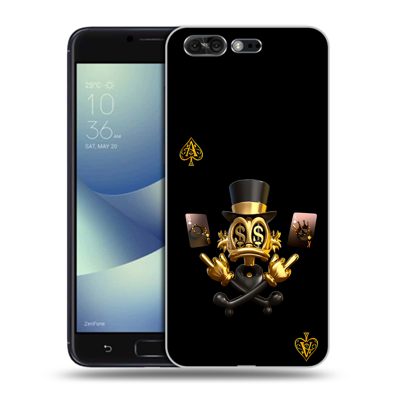 Пластиковый чехол на ASUS ZenFone 4 Pro с принтом Золотой скрудж макдак Пластиковый чехол на ASUS ZenFone 4 Pro с принтом Золотой скрудж макдак