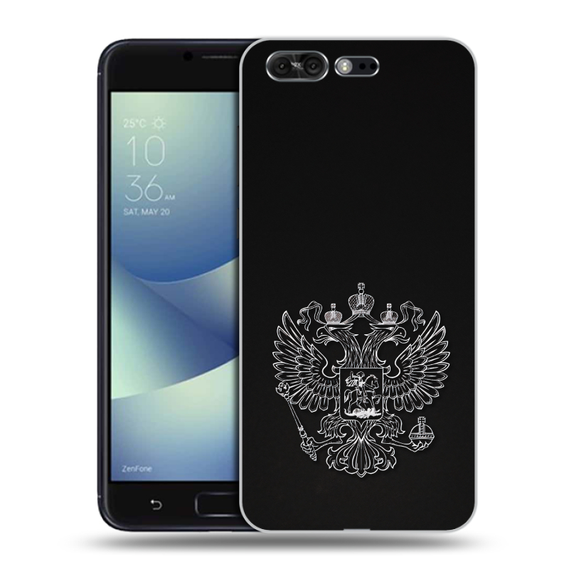 Силиконовый чехол на ASUS ZenFone 4 Pro с принтом Герб России Силиконовый чехол на ASUS ZenFone 4 Pro с принтом Герб России