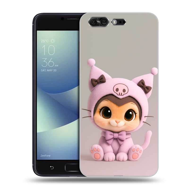 Пластиковый чехол на ASUS ZenFone 4 Pro с принтом Куроми Kuromi Пластиковый чехол на ASUS ZenFone 4 Pro с принтом Куроми Kuromi
