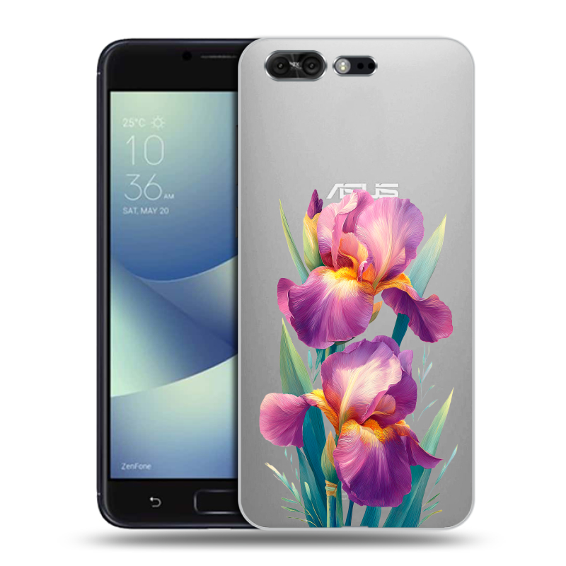 Силиконовый чехол на ASUS ZenFone 4 Pro с принтом Цветы орхидеи Силиконовый чехол на ASUS ZenFone 4 Pro с принтом Цветы орхидеи