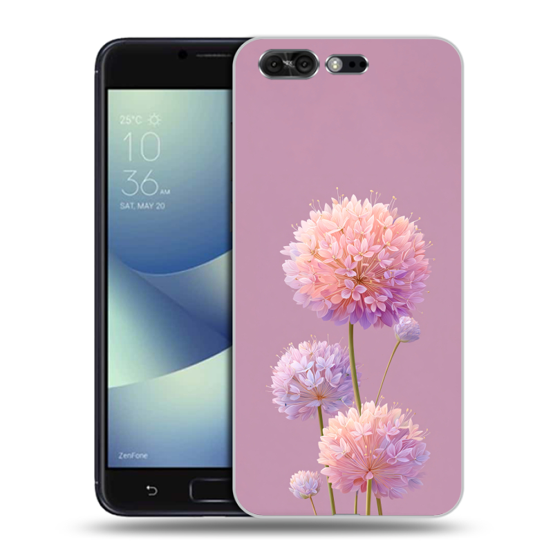 Пластиковый чехол на ASUS ZenFone 4 Pro с принтом Цветы Пластиковый чехол на ASUS ZenFone 4 Pro с принтом Цветы