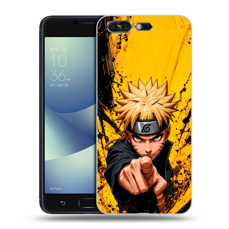 Пластиковый чехол на ASUS ZenFone 4 Pro с принтом Naruto Наруто Пластиковый чехол на ASUS ZenFone 4 Pro с принтом Naruto Наруто