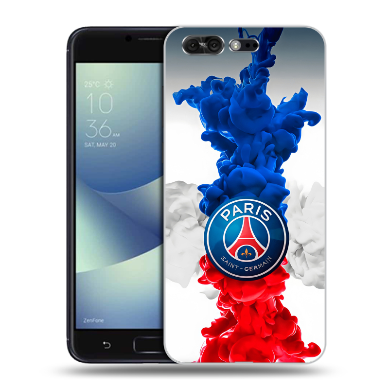 Пластиковый чехол на ASUS ZenFone 4 Pro с принтом PSG ПСЖ Пластиковый чехол на ASUS ZenFone 4 Pro с принтом PSG ПСЖ