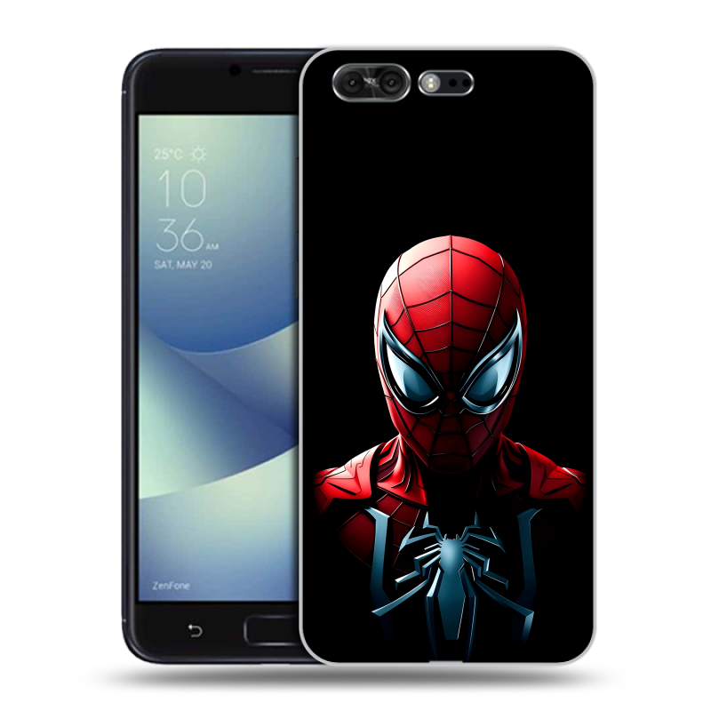 Пластиковый чехол на ASUS ZenFone 4 Pro с принтом Spiderman Человек паук Пластиковый чехол на ASUS ZenFone 4 Pro с принтом Spiderman Человек паук
