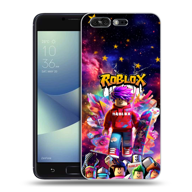 Пластиковый чехол на ASUS ZenFone 4 Pro с принтом Roblox Роблокс Пластиковый чехол на ASUS ZenFone 4 Pro с принтом Roblox Роблокс