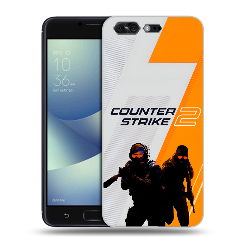 Пластиковый чехол на ASUS ZenFone 4 Pro с принтом Counter Strike Пластиковый чехол на ASUS ZenFone 4 Pro с принтом Counter Strike