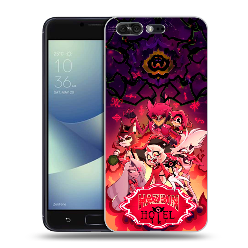 Пластиковый чехол на ASUS ZenFone 4 Pro с принтом Hazbin Hotel Отель Хазбин Пластиковый чехол на ASUS ZenFone 4 Pro с принтом Hazbin Hotel Отель Хазбин