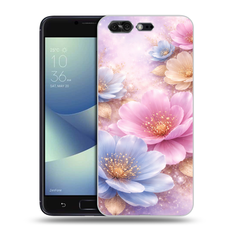 Пластиковый чехол на ASUS ZenFone 4 Pro с принтом женский Пластиковый чехол на ASUS ZenFone 4 Pro с принтом женский