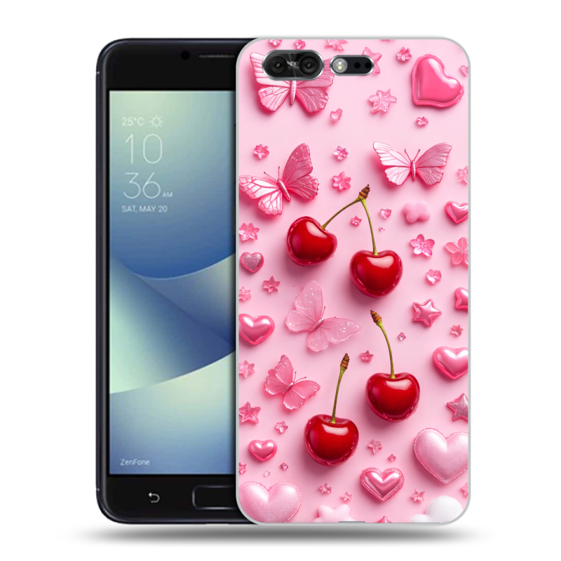 Пластиковый чехол на ASUS ZenFone 4 Pro с принтом для девочек Пластиковый чехол на ASUS ZenFone 4 Pro с принтом для девочек