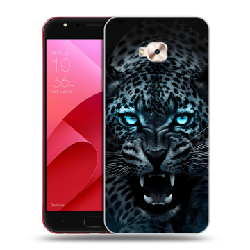 Пластиковый чехол на ASUS ZenFone 4 Selfie Pro с принтом Темный леопард Пластиковый чехол на ASUS ZenFone 4 Selfie Pro с принтом Темный леопард