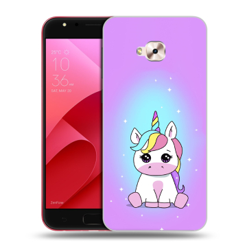 Пластиковый чехол на ASUS ZenFone 4 Selfie Pro с принтом Единорог Пластиковый чехол на ASUS ZenFone 4 Selfie Pro с принтом Единорог