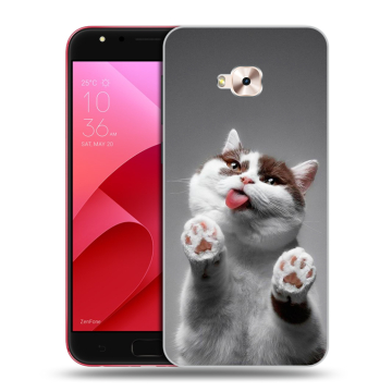 Пластиковый чехол на ASUS ZenFone 4 Selfie Pro с принтом Коты