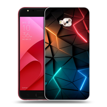 Пластиковый чехол на ASUS ZenFone 4 Selfie Pro с принтом Абстракция неон Пластиковый чехол на ASUS ZenFone 4 Selfie Pro с принтом Абстракция неон