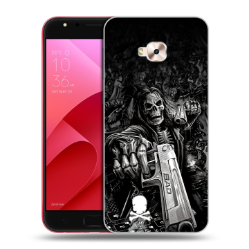 Пластиковый чехол на ASUS ZenFone 4 Selfie Pro с принтом Скелет Пластиковый чехол на ASUS ZenFone 4 Selfie Pro с принтом Скелет