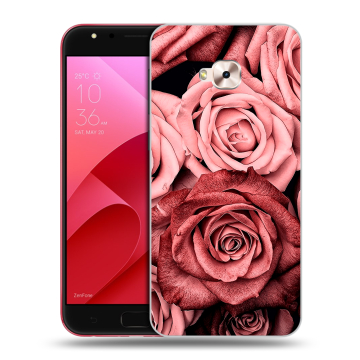 Пластиковый чехол на ASUS ZenFone 4 Selfie Pro с принтом Цветы розы Пластиковый чехол на ASUS ZenFone 4 Selfie Pro с принтом Цветы розы