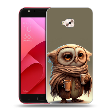 Пластиковый чехол на ASUS ZenFone 4 Selfie Pro с принтом Сова