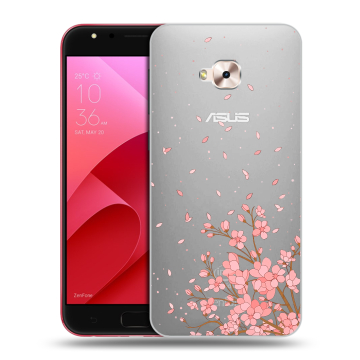 Пластиковый чехол на ASUS ZenFone 4 Selfie Pro с принтом Ветка сакуры