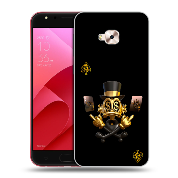 Пластиковый чехол на ASUS ZenFone 4 Selfie Pro с принтом Золотой скрудж макдак