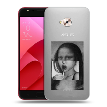 Пластиковый чехол на ASUS ZenFone 4 Selfie Pro с принтом Мона Лиза