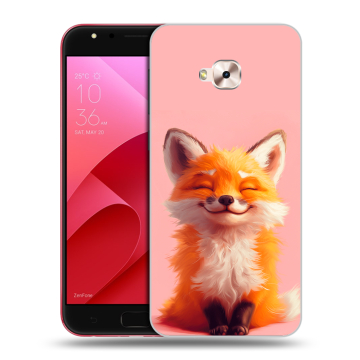 Пластиковый чехол на ASUS ZenFone 4 Selfie Pro с принтом милая лиса Пластиковый чехол на ASUS ZenFone 4 Selfie Pro с принтом милая лиса