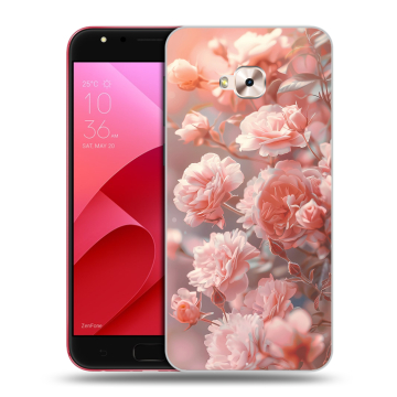 Пластиковый чехол на ASUS ZenFone 4 Selfie Pro с принтом Розовые розы