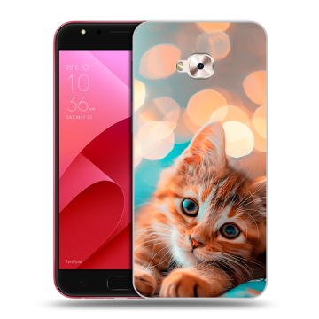 Пластиковый чехол на ASUS ZenFone 4 Selfie Pro с принтом котик