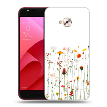 Пластиковый чехол на ASUS ZenFone 4 Selfie Pro с принтом цветы