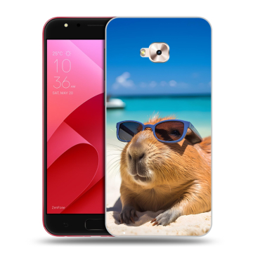 Пластиковый чехол на ASUS ZenFone 4 Selfie Pro с принтом Капибара Пластиковый чехол на ASUS ZenFone 4 Selfie Pro с принтом Капибара