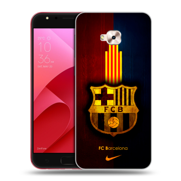 Пластиковый чехол на ASUS ZenFone 4 Selfie Pro с принтом Барселона Barcelona