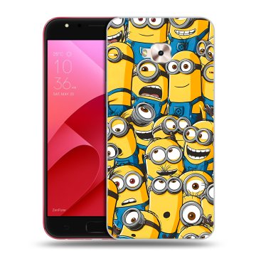 Пластиковый чехол на ASUS ZenFone 4 Selfie Pro с принтом Миньоны Пластиковый чехол на ASUS ZenFone 4 Selfie Pro с принтом Миньоны