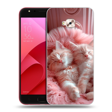 Пластиковый чехол на ASUS ZenFone 4 Selfie Pro с принтом котята котики Пластиковый чехол на ASUS ZenFone 4 Selfie Pro с принтом котята котики