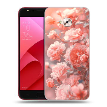 Пластиковый чехол на ASUS ZenFone 4 Selfie Pro с принтом Розы цветы Пластиковый чехол на ASUS ZenFone 4 Selfie Pro с принтом Розы цветы