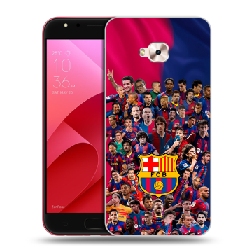 Пластиковый чехол на ASUS ZenFone 4 Selfie Pro с принтом Барселона Barcelona